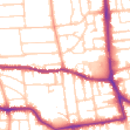 Daytime road noise heatmap for BN14 7AA