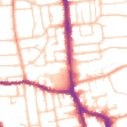 Daytime road noise heatmap for BN14 7BU