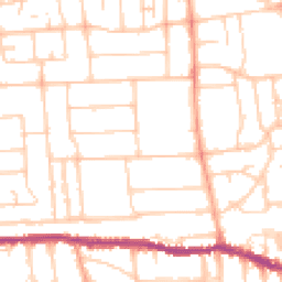 Daytime road noise heatmap for BN14 7HN