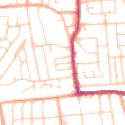 Daytime road noise heatmap for BN14 7NA