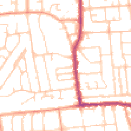 Daytime road noise heatmap for BN14 7NF