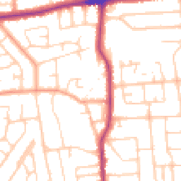 Daytime road noise heatmap for BN14 7NN