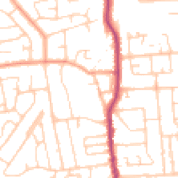 Daytime road noise heatmap for BN14 7NP