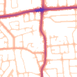 Daytime road noise heatmap for BN14 7TR