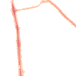 Night-time road noise heatmap for BN14 8EH