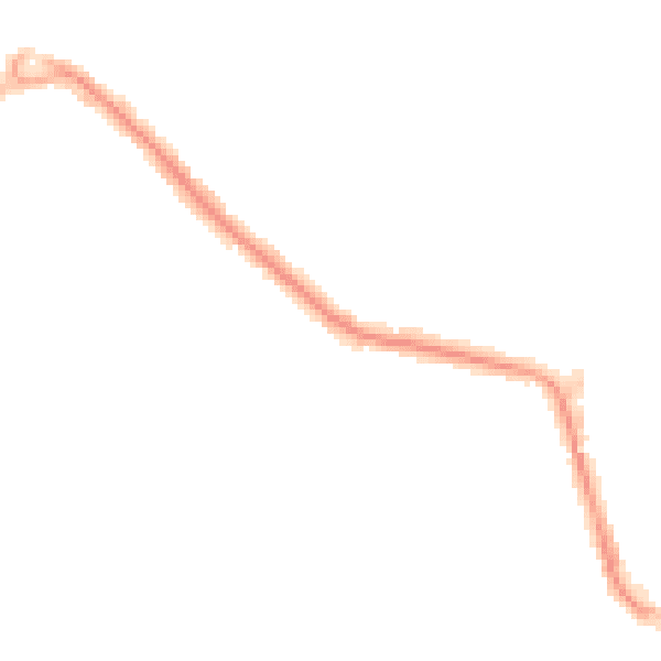 Night-time road noise heatmap for BN14 8LE