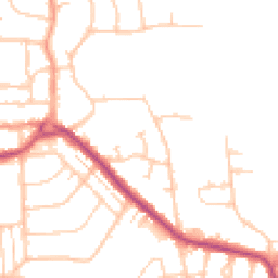 Daytime road noise heatmap for BN14 8LW