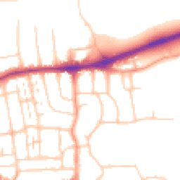 Daytime road noise heatmap for BN14 8QP