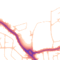 Daytime road noise heatmap for BN14 9FE