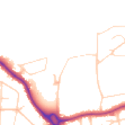 Daytime road noise heatmap for BN14 9FH