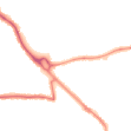 Night-time road noise heatmap for BN14 9HU