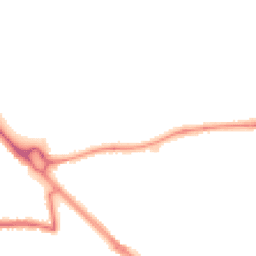 Night-time road noise heatmap for BN14 9NH