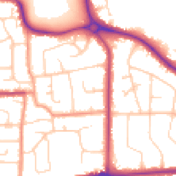 Daytime road noise heatmap for BN14 9RL
