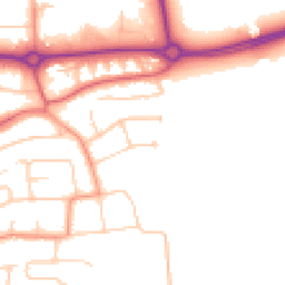 Daytime road noise heatmap for BN16 1BB