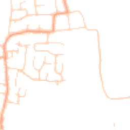 Daytime road noise heatmap for BN16 1BD