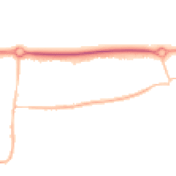 Night-time road noise heatmap for BN16 1BH