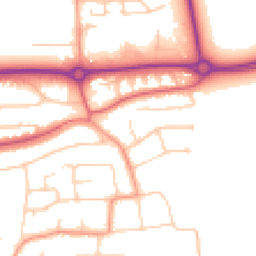 Daytime road noise heatmap for BN16 1BS