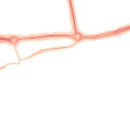 Night-time road noise heatmap for BN16 1BT