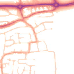 Daytime road noise heatmap for BN16 1BX
