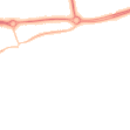 Night-time road noise heatmap for BN16 1BY