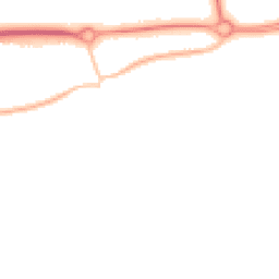 Night-time road noise heatmap for BN16 1DA