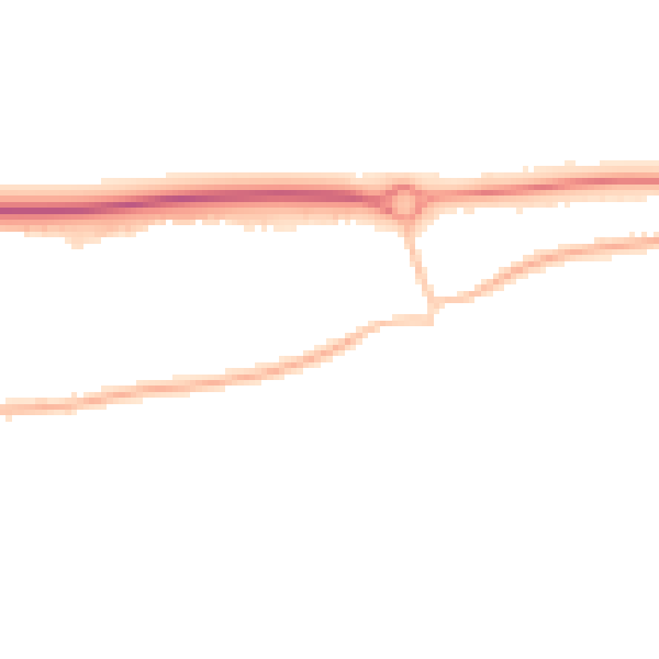 Night-time road noise heatmap for BN16 1DF