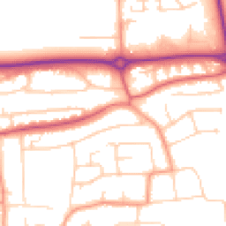 Daytime road noise heatmap for BN16 1DG