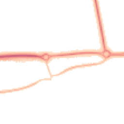 Night-time road noise heatmap for BN16 1DL