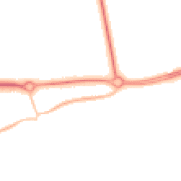 Night-time road noise heatmap for BN16 1DR