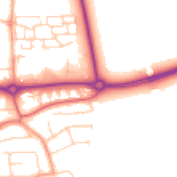 Daytime road noise heatmap for BN16 1DT