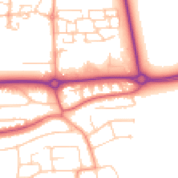 Daytime road noise heatmap for BN16 1DW
