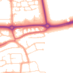 Daytime road noise heatmap for BN16 1DX