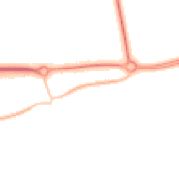 Night-time road noise heatmap for BN16 1DZ