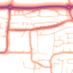 Daytime road noise heatmap for BN16 1EH