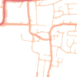 Daytime road noise heatmap for BN16 1HS