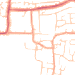 Daytime road noise heatmap for BN16 1JG