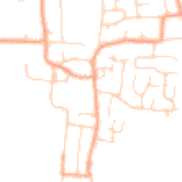 Daytime road noise heatmap for BN16 1JS