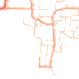 Daytime road noise heatmap for BN16 1NF