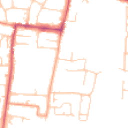Daytime road noise heatmap for BN16 2EE