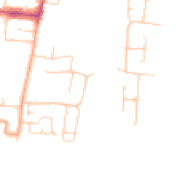 Daytime road noise heatmap for BN16 2EJ
