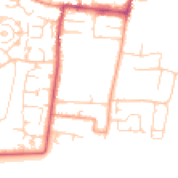 Daytime road noise heatmap for BN16 2EY