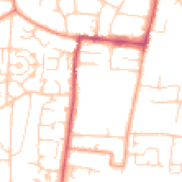 Daytime road noise heatmap for BN16 2HG