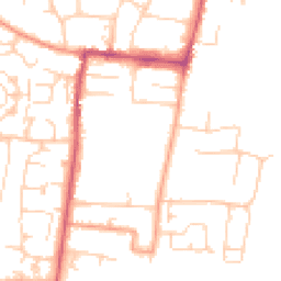 Daytime road noise heatmap for BN16 2HQ