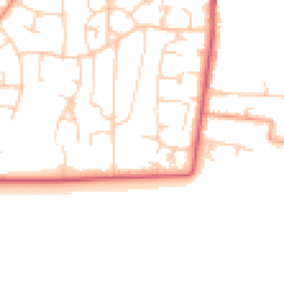 Daytime road noise heatmap for BN16 2JB