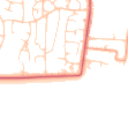Daytime road noise heatmap for BN16 2LA