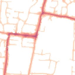 Daytime road noise heatmap for BN16 2NE