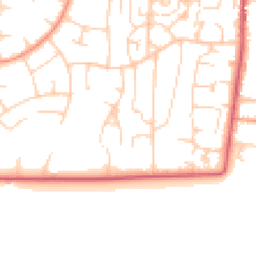 Daytime road noise heatmap for BN16 2SN