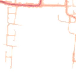 Daytime road noise heatmap for BN16 2TA