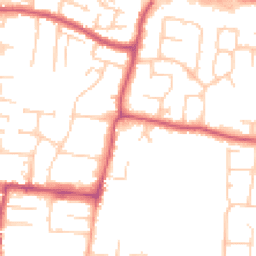 Daytime road noise heatmap for BN16 3BJ