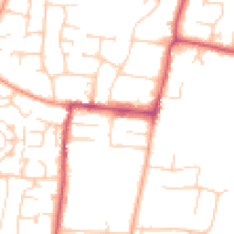 Daytime road noise heatmap for BN16 3DR